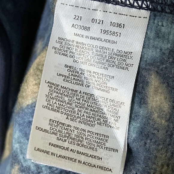 Columbia Southwestern  Geometric 1/2 Zip Sweater Mens Large - Picture 3 of 7